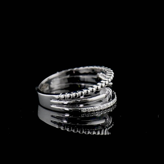 0.14 Carat Natural Diamond Ring – Elegant Fine Jewelry Design