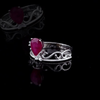1.28 Carat Natural Diamond and Ruby Ring – Elegant Fine Jewelry Design