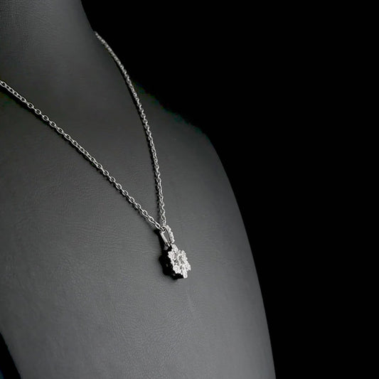 0.34 Carat Natural Diamond Necklace – Elegant Fine Jewelry Design