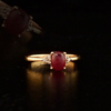 1.49 Carat Natural Diamond and Ruby Ring – Fine Jewelry Design