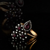 1.72 Carat Natural Diamond and Ruby Ring – Elegant Fine Jewelry Design