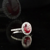 3.21 Carat Natural Diamond and Ruby Ring – Fine Jewelry Design