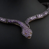 69 Carat Natural Amethyst Snake Necklace – Elegant Fine Jewelry Design