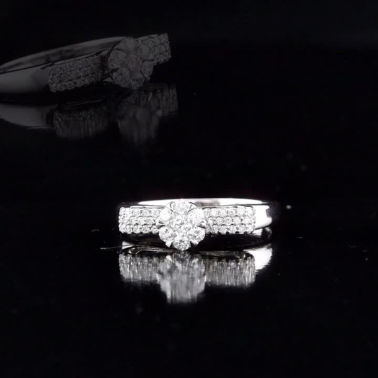 0.44 Carat Natural Diamond Ring – Fine Jewelry Design