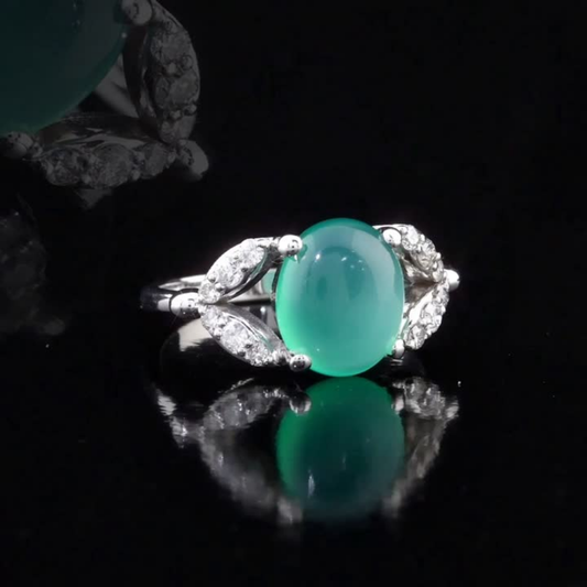 2.86 Carat Natural Diamond and Emerald Ring – Fine Jewelry Design