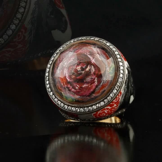 2.40 Carat Natural Diamond Rose Design Ring – Fine Jewelry Design