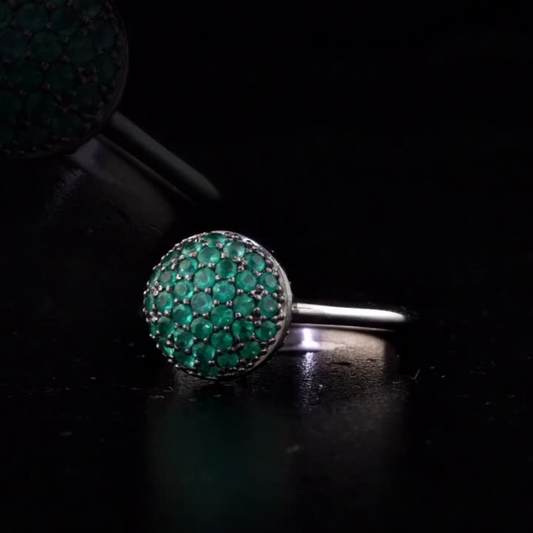 0.91 Carat Emerald Ring – Fine Jewelry Design