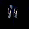 3.56 Carat Natural Diamond and Emerald Earrings – Fine Jewelry