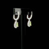 1.59 Carat Natural Diamond and Peridot Earrings – Fine Jewelry Design