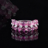 6.97 Carat Natural Diamond and Tourmaline Ring – Fine Jewelry Design