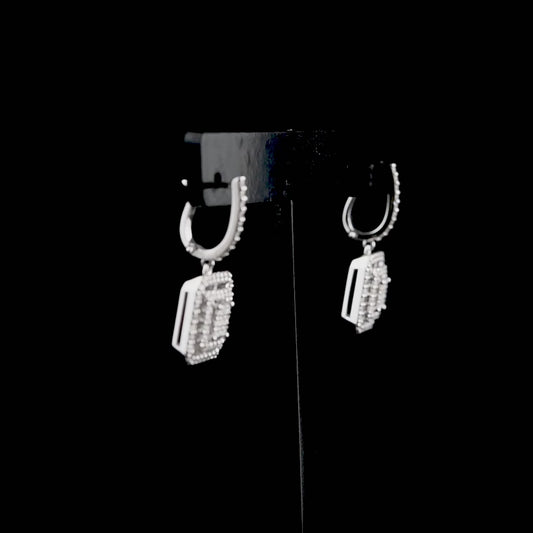 1.02 Carat Natural Diamond Earrings – Elegant Fine Jewelry Design