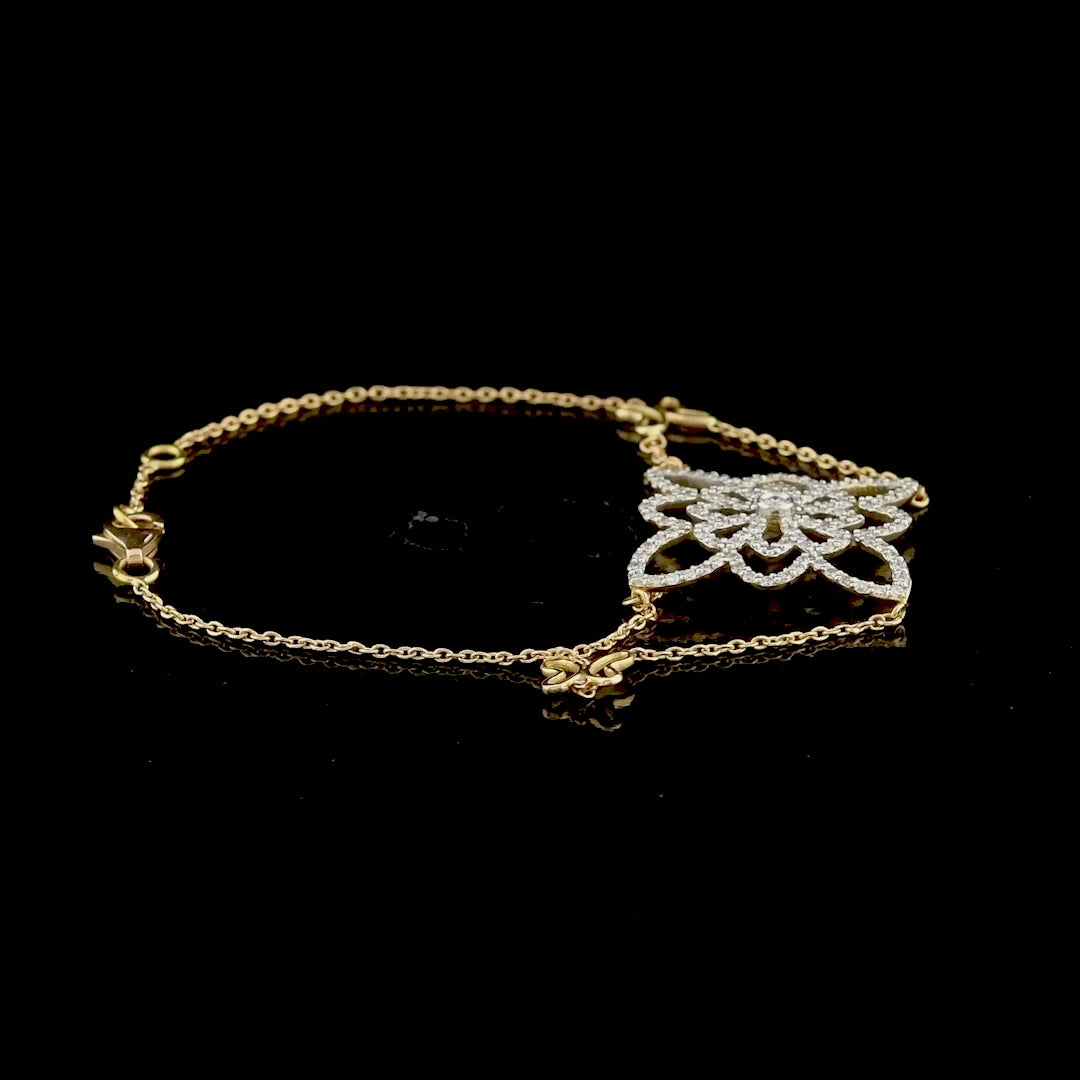 1.2 Carat Natural Diamond Bracelet – Elegant Fine Jewelry Gift
