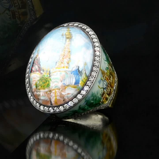 2.13 Carat Natural Diamond Palace Design Ring – Fine Jewelry Design