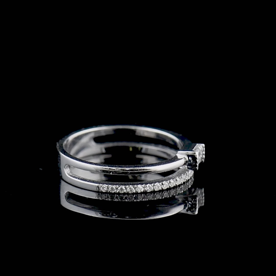 0.23 Carat Natural Baguette Diamond Ring – Fine Jewelry Design Style