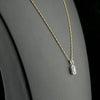 0.18 Carat Baguette Diamond Necklace – Elegant Fine Jewelry Design