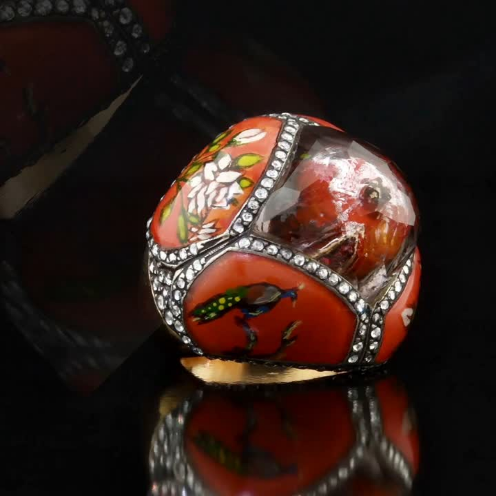 1.01 Carat Natural Diamond Bird Design Ring – Fine Jewelry Design