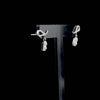 0.14 Carat Baguette Diamond Earrings – Elegant Fine Jewelry Design