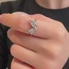 Angel Series IGI Certified Natural Diamond Ring – 0.10 CT Total | 14K &amp; 18K Solid Gold
