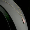 0.17 Carat Natural Diamond Dove Pendant Necklace