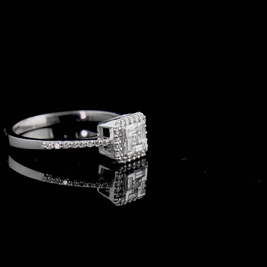 0.42 Carat Natural Baguette Diamond Ring – Fine Jewelry Design