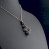 1.43 Carat Natural Diamond and Emerald Necklace – Fine Jewelry Design