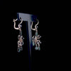 2.2 Carat Natural Diamond and Emerald Earrings – Fine Jewelry Design