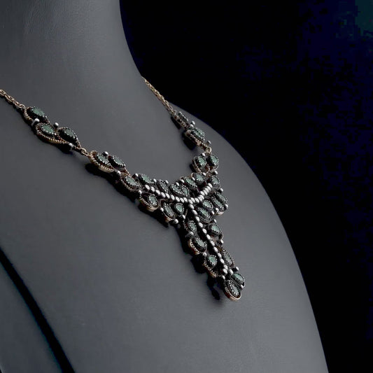 12.2 Carat Natural Diamond and Emerald Necklace – Fine Jewelry Design