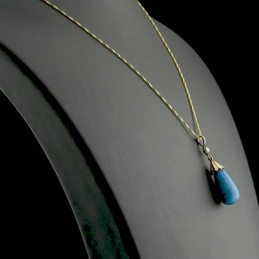 0.07 Carat Natural Diamond and Precious Gemstone Necklace – Fine Jewelry