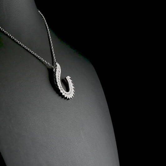0.64 Carat Natural Diamond Necklace – Elegant Fine Jewelry Design