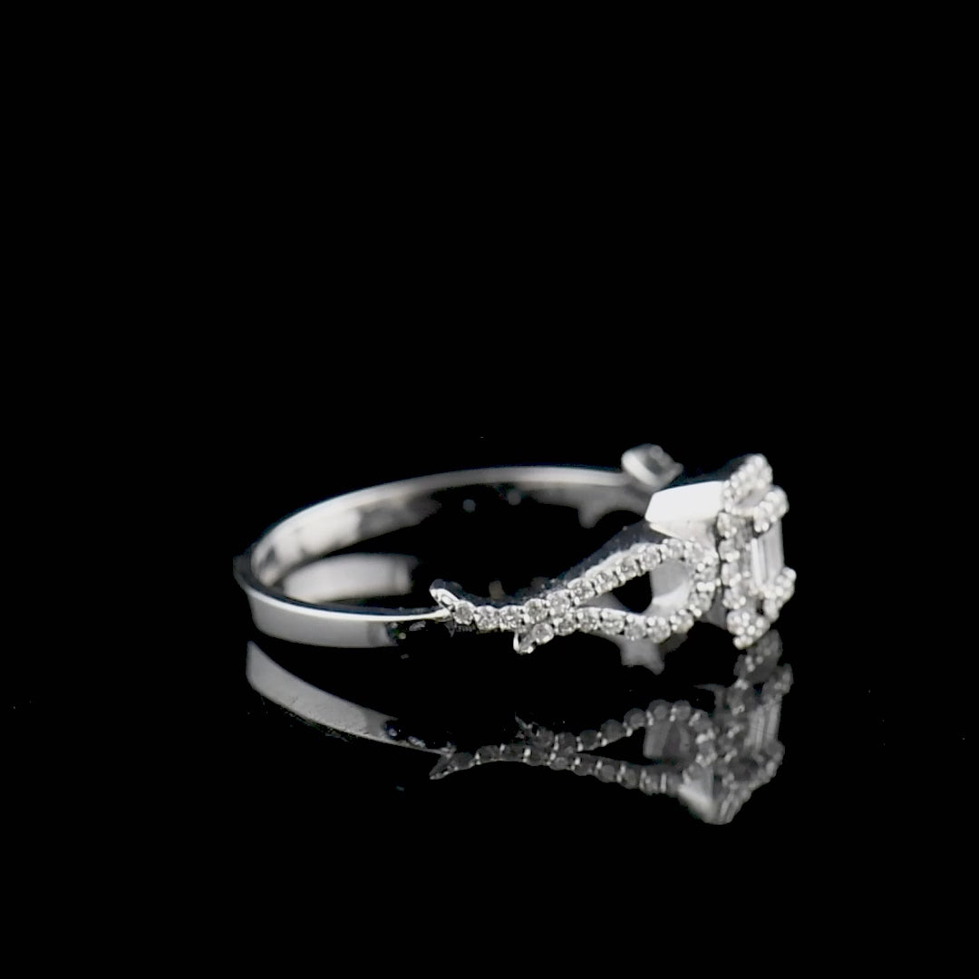0.29 Carat Baguette Diamond Ring – Elegant Fine Jewelry Design