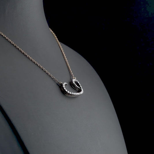 0.5 Carat Natural Diamond Arabic Waw Necklace – Fine Jewelry Design