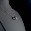 0.5 Carat Natural Diamond Arabic Waw Necklace – Fine Jewelry Design